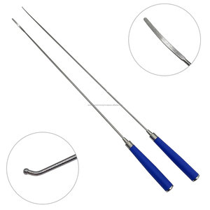 WORLD PRECISION SURGICAL หัวบอลสำหรับตรวจภายในทางการแพทย์ ปลายตรง ทำจากสแตนเลส อุปกรณ์มือหมุนสำหรับการผ่าตัดผ่านกล้องในศัลยกรรมทั่วไป - Product Image 1
