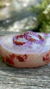 Handmade Resin Fashion Rings for Women – Trendy Partywear, Beachwear & Casual Fashion Jewelry Rings - Product Image 3