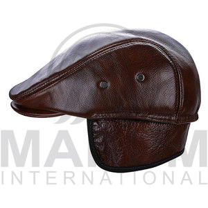 Wholesale <b>Light</b> Visor <b>Hats</b> Men 'S and Women 'S Leather <b>Hats</b> Spring and Autumn PU <b>Hats</b> Solid Color Baseball Caps Solid Leather - Product Image 6