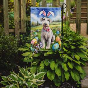 Multicolor Bedlington Terrier Easter Egg Hunt <b>Garden</b> <b>Flag</b> Decorative Yard & Patio Artwork for Mailbox & Flower Beds Small Size - Product Image 2