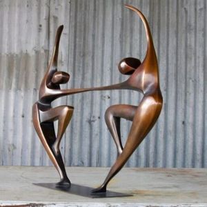 ประติมากรรมอะลูมิเนียมหล่อแบบร่วมสมัยที่แสดงออกถึงการออกแบบที่ประณีต พลังงานแห่งความคิดสร้างสรรค์ และความงามที่ติดทนนาน - Product Image 3