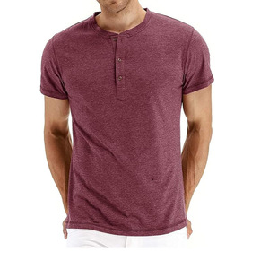 Nouveau design, t-shirts pour hommes de haute qualité, manches courtes, décontractés, pour l'été, personnalisables, séchage rapide, respirants, col en V, vente en gros - Product Image 3