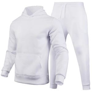 High Quality Knitted <b>Lined</b> Waterproof Plain Sweatshirts Tracksuit Custom Logo Two Piece Hoodies Plus Size Men's Sweat <b>Pants</b> - Product Image 1