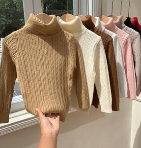 Dernier design automne garçons filles 100% coton imprimé animal manches bouffantes cardigan pull - Product Image 1