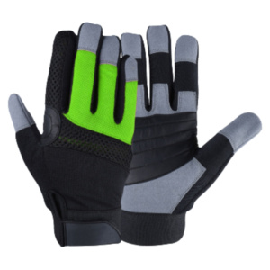 Amara Heavy Duty Synthetic Leather Gloves CE Certified Heat Resistant Adjustable Cuff High Resistant Construction Safety - Product Image 4