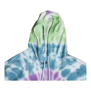 Sweat à capuche tie-dye léger pour homme, coupe classique, en mélange de coton, vêtement décontracté, design personnalisé, séchage rapide - Product Image 5