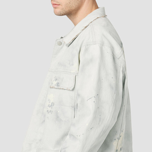 Nouvelle arrivée : Veste en jean pour homme, coupe slim, respirante, durable, idéale pour un usage quotidien, imperméable, service OEM. - Product Image 3