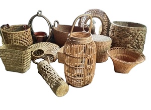 Summer Beach Bag/Picnic <b>Basket</b> Tote Bag/Everyday Carryall Travel Tote Bag Lightweight Shopping Bag Durable Woven Design Tote Bag - Product Image 4