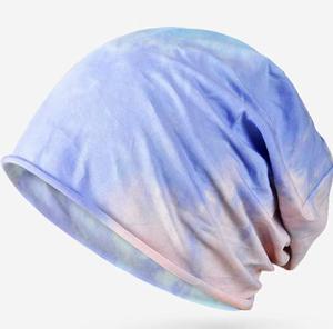 Unisex Tie Dye Beanie Hat 100% Cotton Casual <b>Winter</b> <b>Cap</b> Adjustable Street Style Hand Painted Pattern Adult Size - Product Image 4