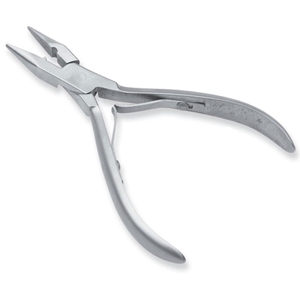 TEEJAY's <b>Plier</b> <b>set</b> #15070 Silver Finished 5" <b>Plier</b> with Curved Handle, Hair Extension tools kit with 2 <b>Pliers</b> and 1 Hook Needle - Product Image 2