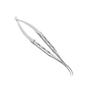 layman Stainless Steel Lens Holding Forceps Delicate Angled Jaws Gently Curved Shanks Micro Ophthalmic By <b>Blush</b> Surgical - Product Image 2