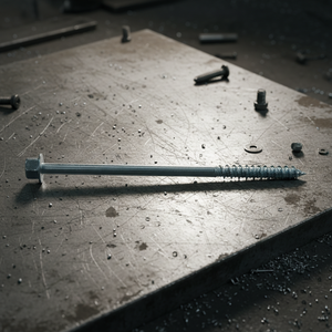 Vis à tête hexagonale métrique en acier au carbone zingué, haute résistance classe 4.8 et 6.8, filetage partiel, M6-M12, modèle 13, marque PDC - Product Image 1