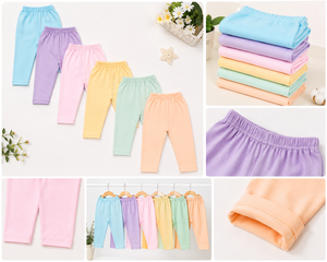 Conjunto de pantalones para bebé con corazones y estampados florales, estilo sencillo para todas las estaciones - Product Image 2