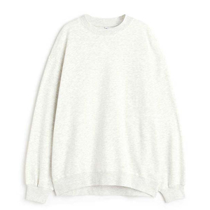Casual Wear 100% Cotton Fleece Oversized Women's <b>Sweatshirt</b> Crew Neck <b>Long</b> Sleeves Eco-Friendly Breathable Women's <b>Sweatshirt</b> - Product Image 5