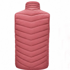 Gilet d'hiver pour homme, veste sans manches matelassée tendance avec coque en polyester respirant, rembourrage chaud et service de logo personnalisé OEM - Product Image 2