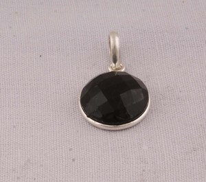 Collar de Plata de Ley 925 con Colgante de Ónix Negro, Gema Negra Natural, Joyería Artesanal Hecha a Mano, Estilo Gótico Vintage, Venta al por Mayor - Product Image 6