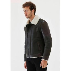 Veste en cuir pour homme, cuir de vache véritable, veste de motard, veste de mode, logo personnalisé, vente en gros OEM - Product Image 2