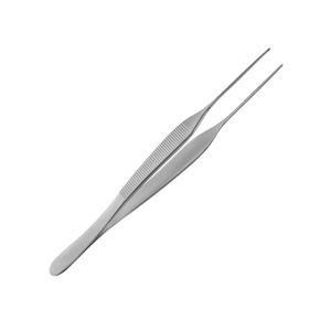 Best-seller : Forceps BROLI Adson 1,2 mm à pointe incurvée dentelée, 6 pouces, en acier inoxydable, certifié CE, instrument de chirurgie plastique - Product Image 6