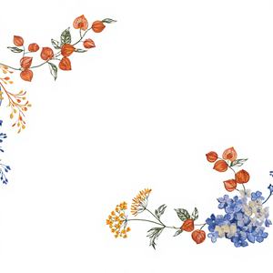 Vibrante bordado de hortensias y bayas de lirio sobre lino suave, que aporta un color fresco de jardín y un encanto alegre a cualquier mesa. - Product Image 4