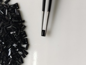 Spinelle noire naturelle 5x2.5MM taille baguette, meilleure qualité, pierre précieuse en vrac certifiée pour la fabrication de bijoux - Product Image 1