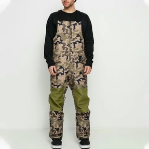 Pantalon de ski coupe-vent camouflage avec logo personnalisé, salopette de neige sublimée - Tex imperméable respirant 1800g, vêtements de ski unisexes - Product Image 5
