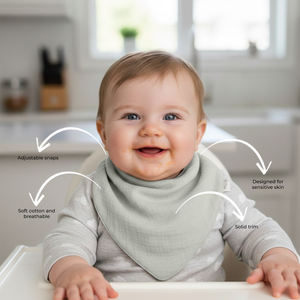 Baberos Bandana para Recién Nacidos, Suaves y Absorbentes, Accesorios para Bebés - Product Image 3