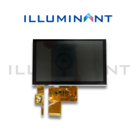 Módulo de Pantalla LCD TFT CTP de 5 Pulgadas, 800x480, Interfaz RGB, ILI6122, GSL1680, 500 Nits, Retroiluminación LED LCM de 12 Horas