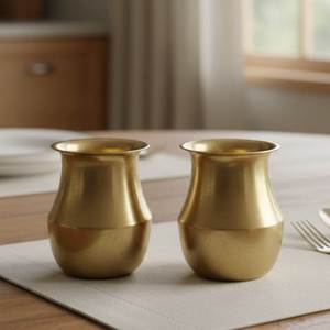 Luxurious Selling Brass Lota Kalash Ayurvedic Water Drinking <b>Drinkware</b> Ayurvedic Health Benefits Authentic Pooja <b>Accessories</b> - Product Image 3