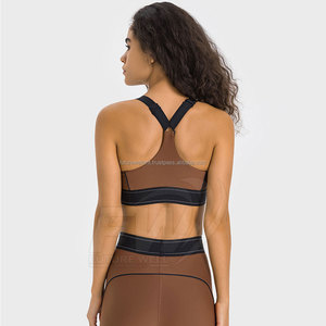 Vente en gros de vêtements de yoga fitness avec logo personnalisé ensembles de fitness gym sans couture 2024 dernière conception femmes yoga haute élasticité 2 pièces solide de base - Product Image 2