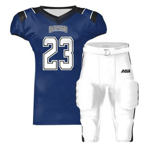 Uniforme de Fútbol Americano Sublimado de Alto Rendimiento, Costuras Reforzadas, Logotipo del Equipo Personalizado, Proveedor de Uniformes de Fútbol - Product Image 1