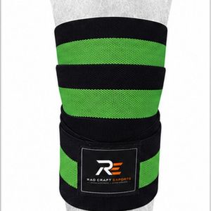 Bandes de maintien pour genoux de haute qualité et confortables, offrant une compression fiable, un ajustement flexible et une excellente stabilité pour l'entraînement quotidien. - Product Image 2