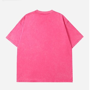 T-shirt Homme Oversize 100% Coton Épais OEM, Impression Personnalisée, Logo, Effet Délavé Acide, Style Vintage - Product Image 6