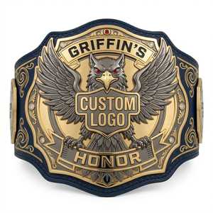 Custom Wrestling Belt-Universal Fit Customizable Logo/Fabric/Colors Custom Made Size Western/Square Buckle 100% QC Inspected - Product Image 4