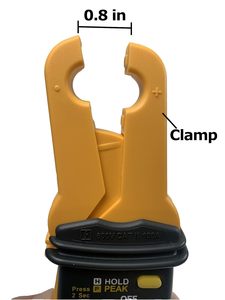 TECPEL DCM-043 AC/DC แคลมป์มิเตอร์เครื่องส่งสัญญาณกระแสไฟฟ้าความแม่นยำสูงดิจิตอลแสดงผลเท่านั้น 0-600V 10-100A ความต้านทาน 0-10K - Product Image 5