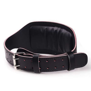 Ceinture de musculation en cuir pour hommes, ceinture de musculation robuste pour l'entraînement en salle de sport, pour les squats, les soulevés de terre, la musculation et la force - Product Image 4