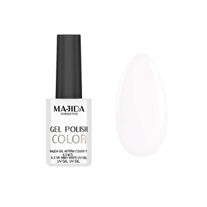 Vernis à ongles Majida Gel Polish Color 8,5 ml Blanc laiteux UV - Product Image 3