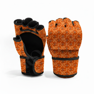 Gants de Sparring MMA à Motif Personnalisé en Cuir PU à Séchage Rapide avec Fermeture à Lacets pour Entraînement et Protection des Mains – Gants de Muay Thai - Product Image 3