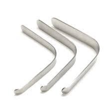 Premium Quality Stainless Steel Tongue Depressor L-Shape 2Pc Set Dental Hand Held Retractor Manual CE Certified - Product Image 1