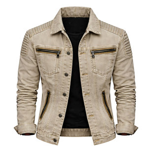 Washed Men Jean <b>Jackets</b> Casual <b>Slim</b> <b>Fit</b> Men Jean <b>Jackets</b> OEM Bulk Supply Winter <b>Jacket</b> Men Jeans <b>Jacket</b> - Product Image 1