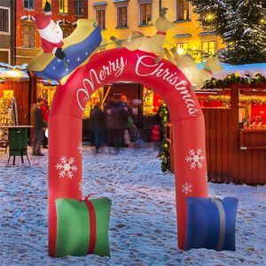 Christmas Outdoor Holiday Yard Decorations Inflatable Gingerbread House Archway - Product Image 1