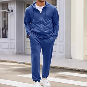 Nouveau survêtement de sport pour homme en polaire technique avec logo personnalisé, sweat à capuche zippé et pantalon de jogging, collection 2026, téléchargé par Dress Sports - Product Image 3