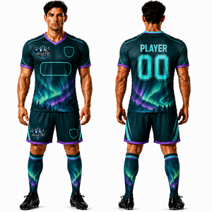 New Performance <b>Soccer</b> Jersey and Shorts Set Built for Fast Play Training Sessions and Matches For Youth & Men - Product Image 1