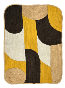 <b>Large</b> Size Handmade Braided 100% Organic Jute Eco-Friendly Bohemian Style Area <b>Rug</b> 4x6 & 5x7 Feet - Product Image 4