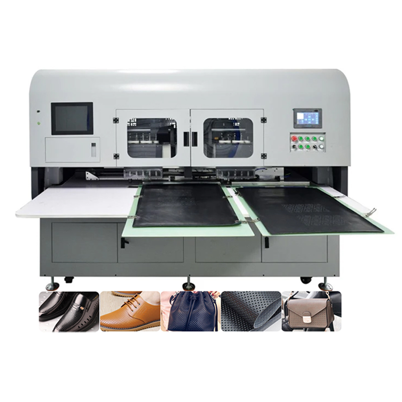 Leather Hole Perforating Machine Natural Leather