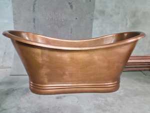 Bañera de cobre antigua, moderna, hecha a mano, diseño de lujo, calidad Premium, para el hogar y Hotel - Product Image 5