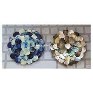 Espejo de nácar de piedra pulida hecho a mano indio altamente técnico con forma de flor Super espejo clásico uso para regalos - Product Image 5