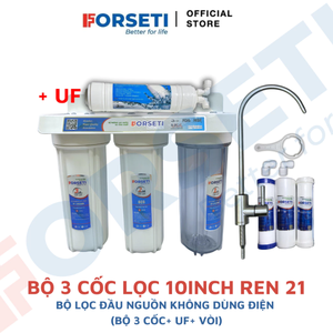 Sistema de Filtro de Agua Doméstico para Toda la Casa, Marca Forseti, de 10 Pulgadas, Plástico, 3 Etapas de Tratamiento, Precio Accesible - Product Image 3