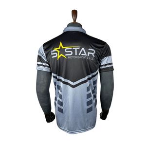 Men's Breathable Quick Dry Short Sleeve for T-<b>Shirt</b> with Digital Print Knitted Fabric for Cycling <b>Car</b> Karting Motorcycle Racing - Product Image 2