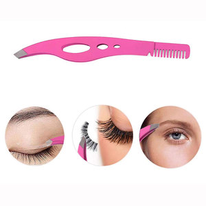 Pinzas Cosméticas para Cejas de Acero Inoxidable con Punta de Precisión, Accesorio para el Cuidado Facial - Product Image 5