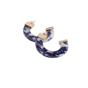 Outlook-pendientes de resina para mujer, juego de pendientes de Color personalizado acrílicos, novedad, venta al por mayor - Product Image 1